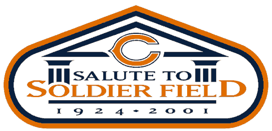 Chicago Bears 2001 Stadium Logo iron on paper